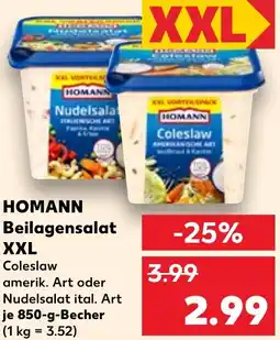 Kaufland HOMANN Beilagensalat XXL Angebot