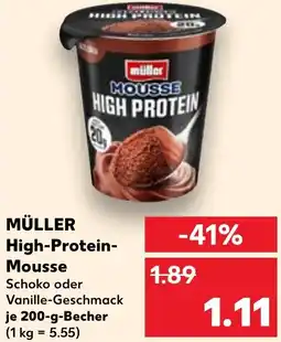Kaufland MÜLLER High-Protein Mousse Angebot