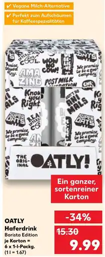 Kaufland OATLY Haferdrink Angebot