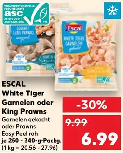 Kaufland ESCAL White Tiger Garnelen oder King Prawns Angebot