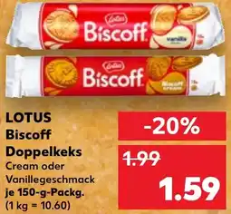 Kaufland LOTUS Biscoff Doppelkeks Angebot