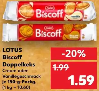 Kaufland LOTUS Biscoff Doppelkeks Angebot