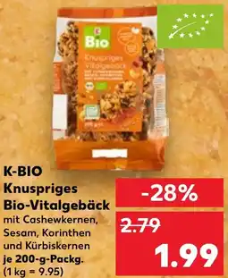 Kaufland K-BIO Knuspriges Bio-Vitalgebäck Angebot