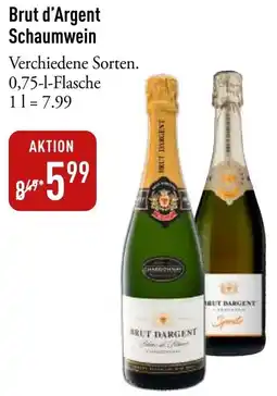 Galeria Markthalle Brut d'Argent Schaumwein Angebot