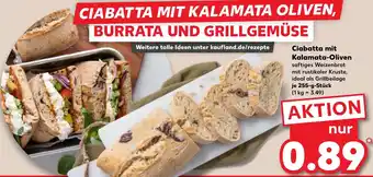 Kaufland Ciabatta mit Kalamata-Oliven Angebot