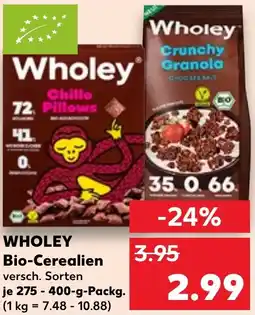 Kaufland WHOLEY Bio-Cerealien Angebot