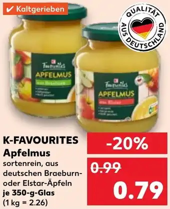 Kaufland K-FAVOURITES Apfelmus Angebot
