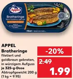 Kaufland APPEL Bratheringe Angebot