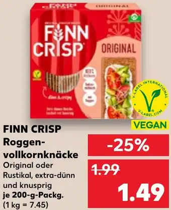 Kaufland FINN CRISP Roggenvollkornknäcke Angebot