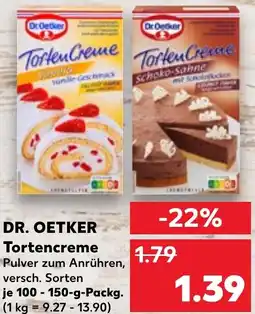 Kaufland DR. OETKER Tortencreme Angebot