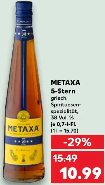Kaufland METAXA 5-Stern Angebot