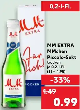 Kaufland MM EXTRA MMchen Piccolo-Sekt Angebot