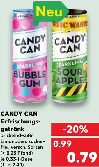 Kaufland CANDY CAN Erfrischungsgetränk Angebot