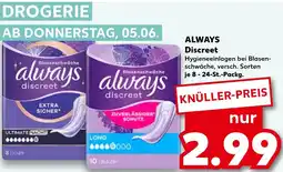 Kaufland ALWAYS Discreet Angebot