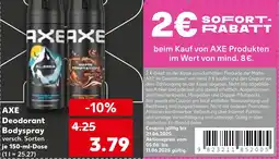 Kaufland AXE Deodorant Bodyspray Angebot