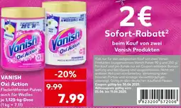 Kaufland VANISH Oxi Action Angebot