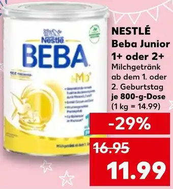 Kaufland NESTLÉ Beba Junior 1+ oder 2+ Angebot