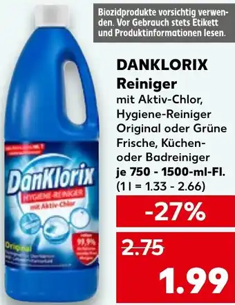 Kaufland DANKLORIX Reiniger Angebot