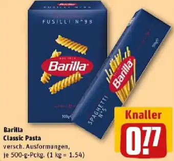 REWE Barilla Classic Pasta Angebot