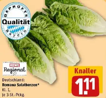 REWE Romana Salatherzen Angebot