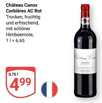 Globus Château Canos Corbières AC Rot Angebot