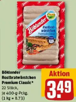 REWE Böklunder Rostbratwürstchen Premium Classic Angebot