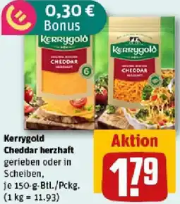 REWE Kerrygold Cheddar herzhaft Angebot