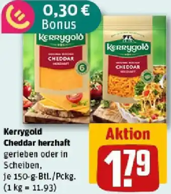 REWE Kerrygold Cheddar herzhaft Angebot