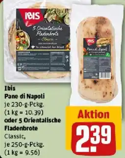 REWE Ibis Pane di Napoli oder 5 Orientalische Fladenbrote Angebot