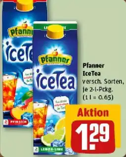 REWE Pfanner IceTea Angebot