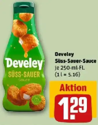 REWE Develey Süss-Sauer-Sauce Angebot