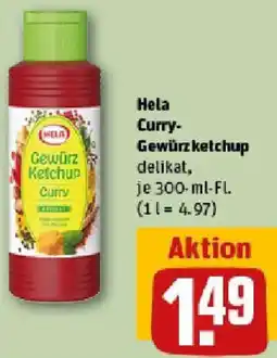REWE Hela Curry Gewürz Ketchup Angebot