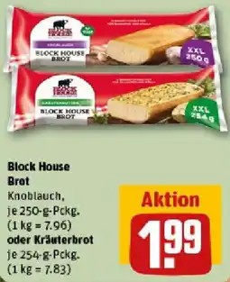 REWE Block House Brot oder Kräuterbrot Angebot