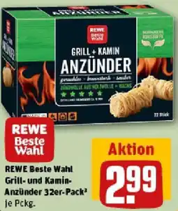 REWE REWE Beste Wahl Grill- und Kamin Anzünder 32er-Pack Angebot