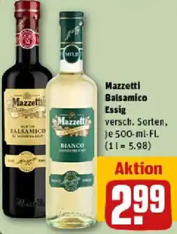 REWE Mazzetti Balsamico Essig Angebot