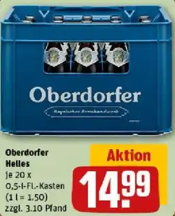 REWE Oberdorfer Helles Angebot