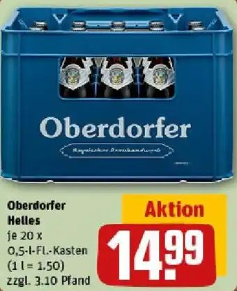 REWE Oberdorfer Helles Angebot