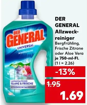 Kaufland DER GENERAL Allzweckreiniger Angebot