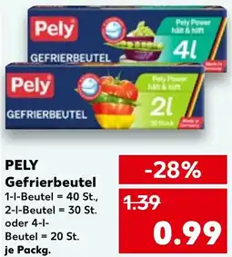 Kaufland PELY Gefrierbeutel Angebot