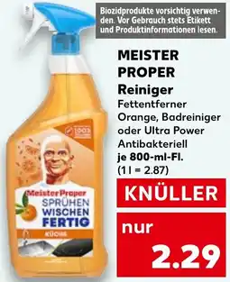 Kaufland MEISTER PROPER Reiniger Angebot