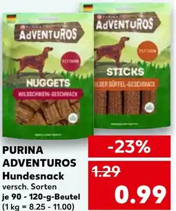 Kaufland PURINA ADVENTUROS Hundesnack Angebot