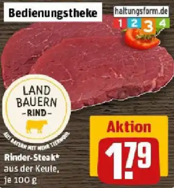 REWE Rinder-Steak Angebot