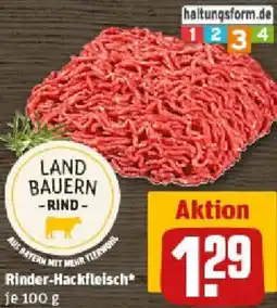 REWE Rinder-Hackfleisch Angebot