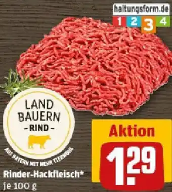 REWE Rinder-Hackfleisch Angebot