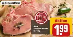 REWE Duroc Schweine-Kotelett Angebot