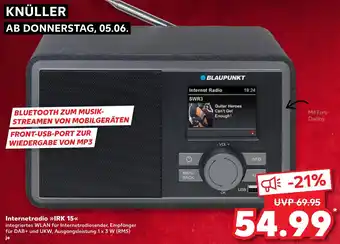 Kaufland BLAUPUNKT Internetradio IRK 15 Angebot