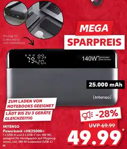 Kaufland INTENSO Powerbank HE25000 Angebot