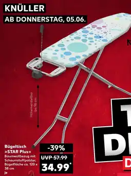 Kaufland Vileda Bügeltisch STAR Plus Angebot