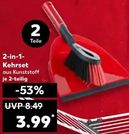 Kaufland Vileda 2-in-1 Kehrset Angebot