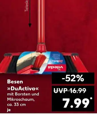 Kaufland Vileda Besen DuActiva Angebot